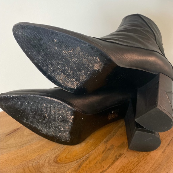 Sylven NY Almasi Black Leather Bootie Sz 9 - Picture 6 of 6